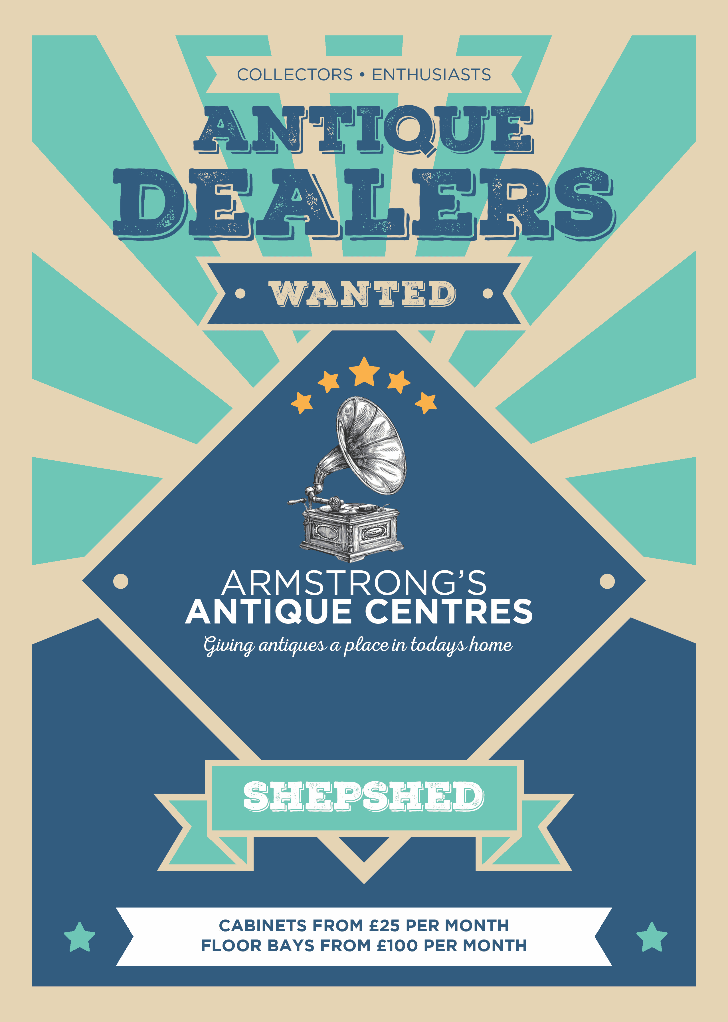 Dealers Wanted Shepshed Poster